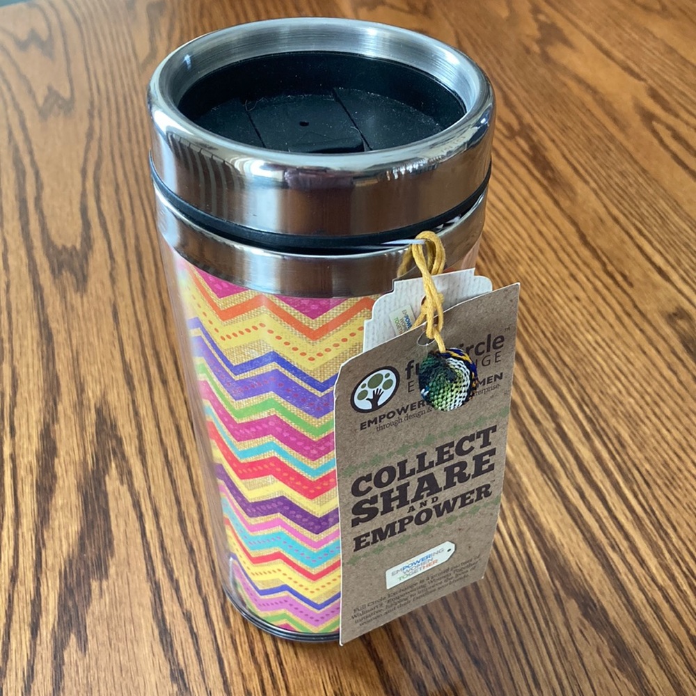 NWT! Full Circle Exchange travel mug